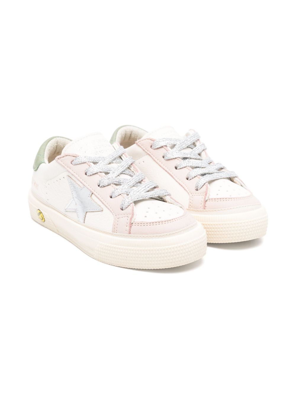 Golden Goose Kids May sneakers Beige