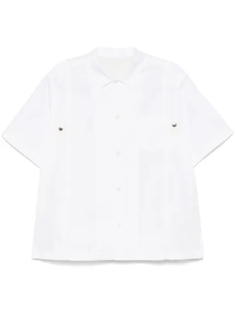 sacai panelled shirt