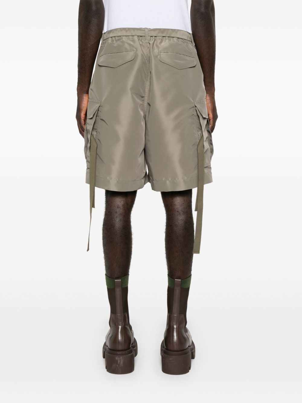 SACAI BELTED SHORTS