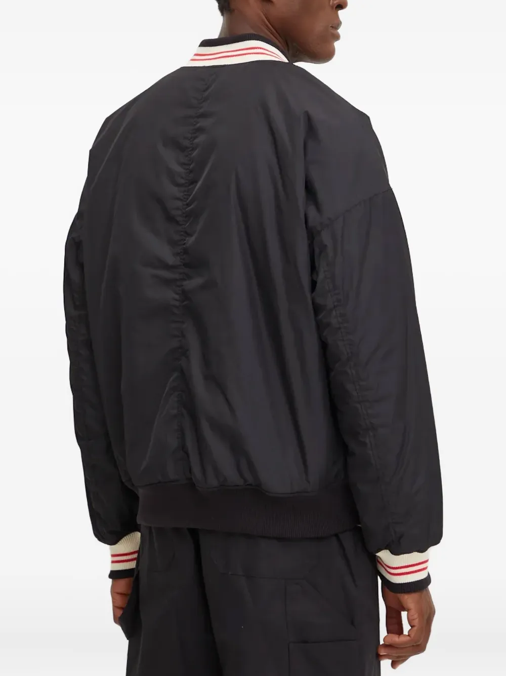 Fila Limoges Bomber Jacket In Black