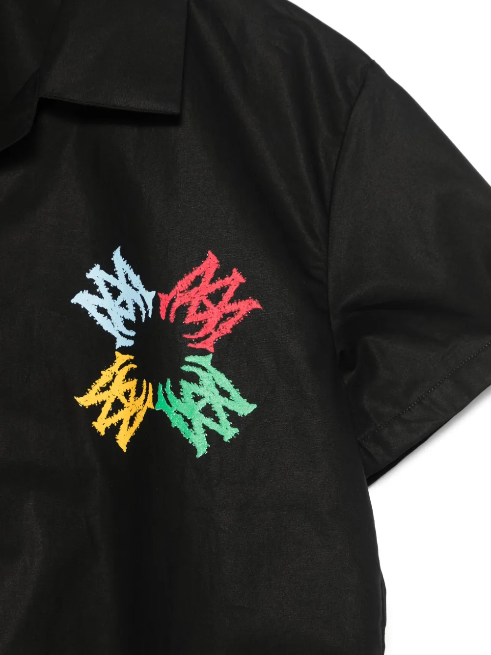 AMIRI KIDS Ma Quad Scribble shirt Zwart