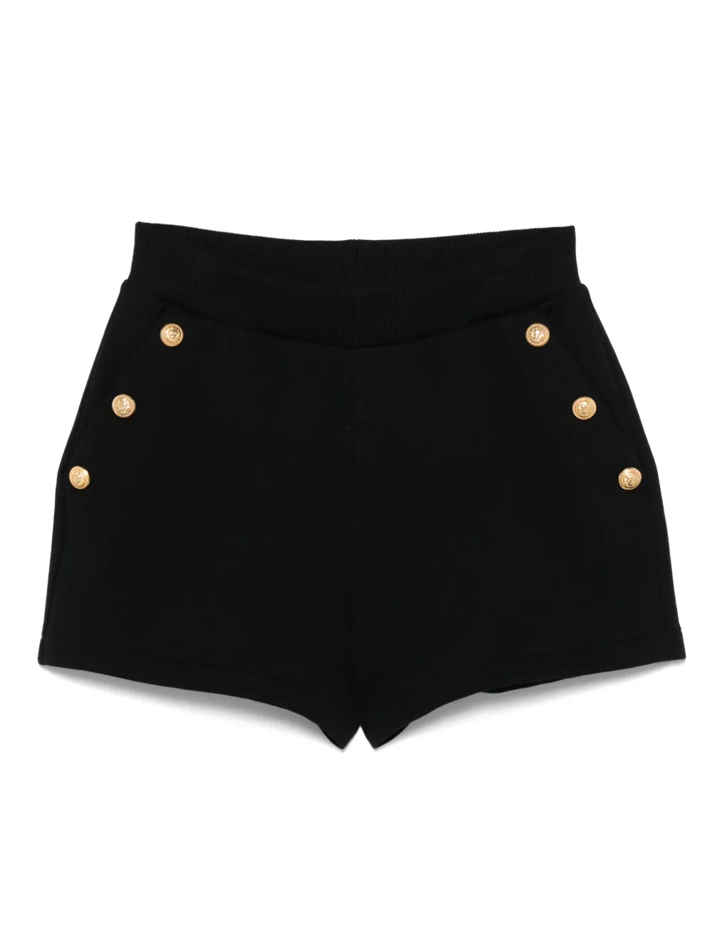 Balmain Kids Katoenen shorts Zwart