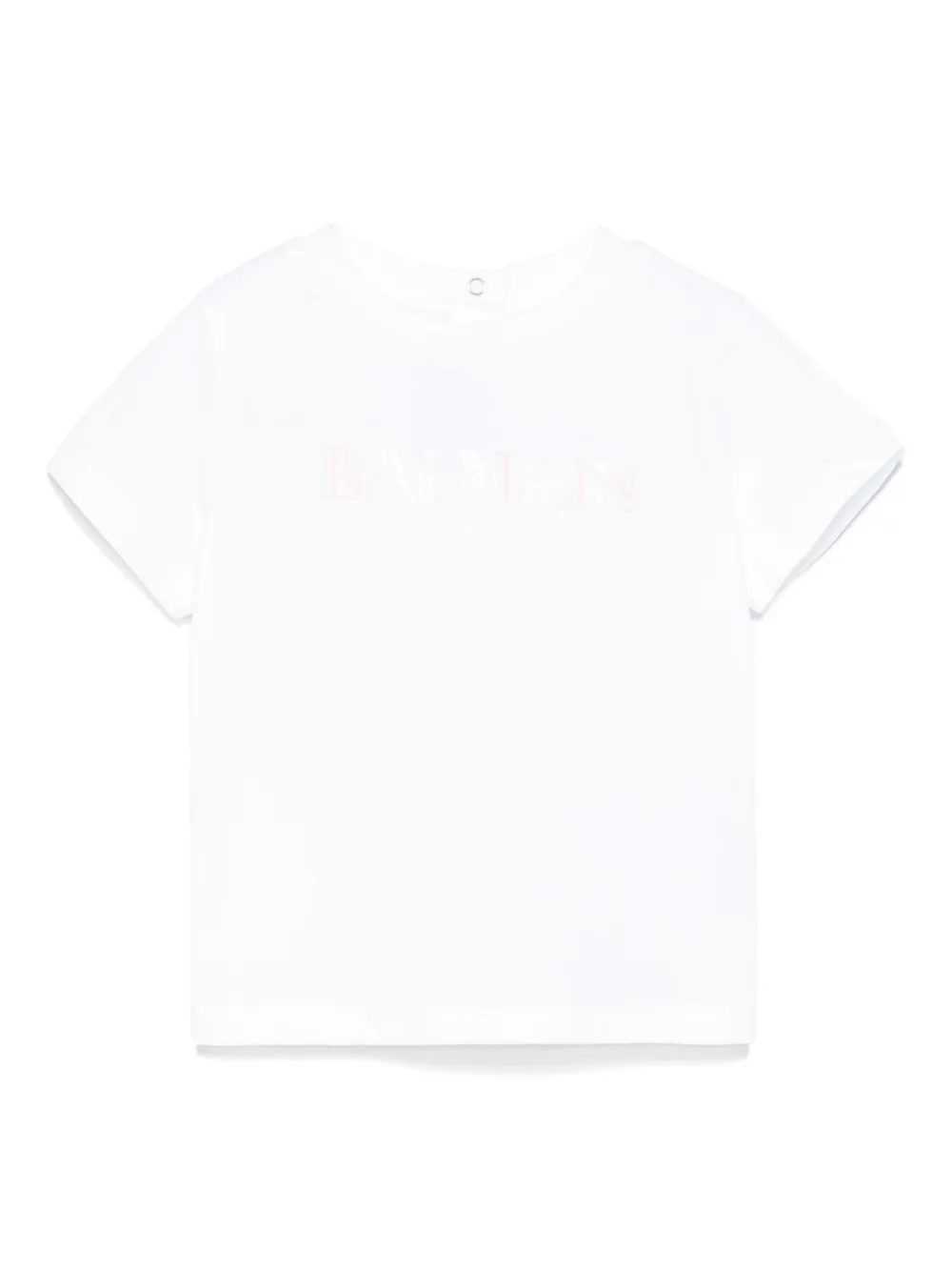 Balmain Kids T-shirt met logoprint Wit