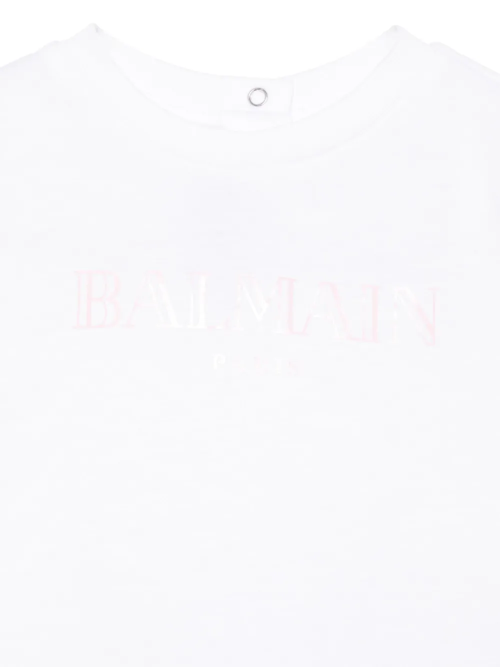Balmain Kids T-shirt met logoprint Wit