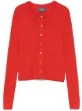 Eric Bompard cashmere cardigan - Orange
