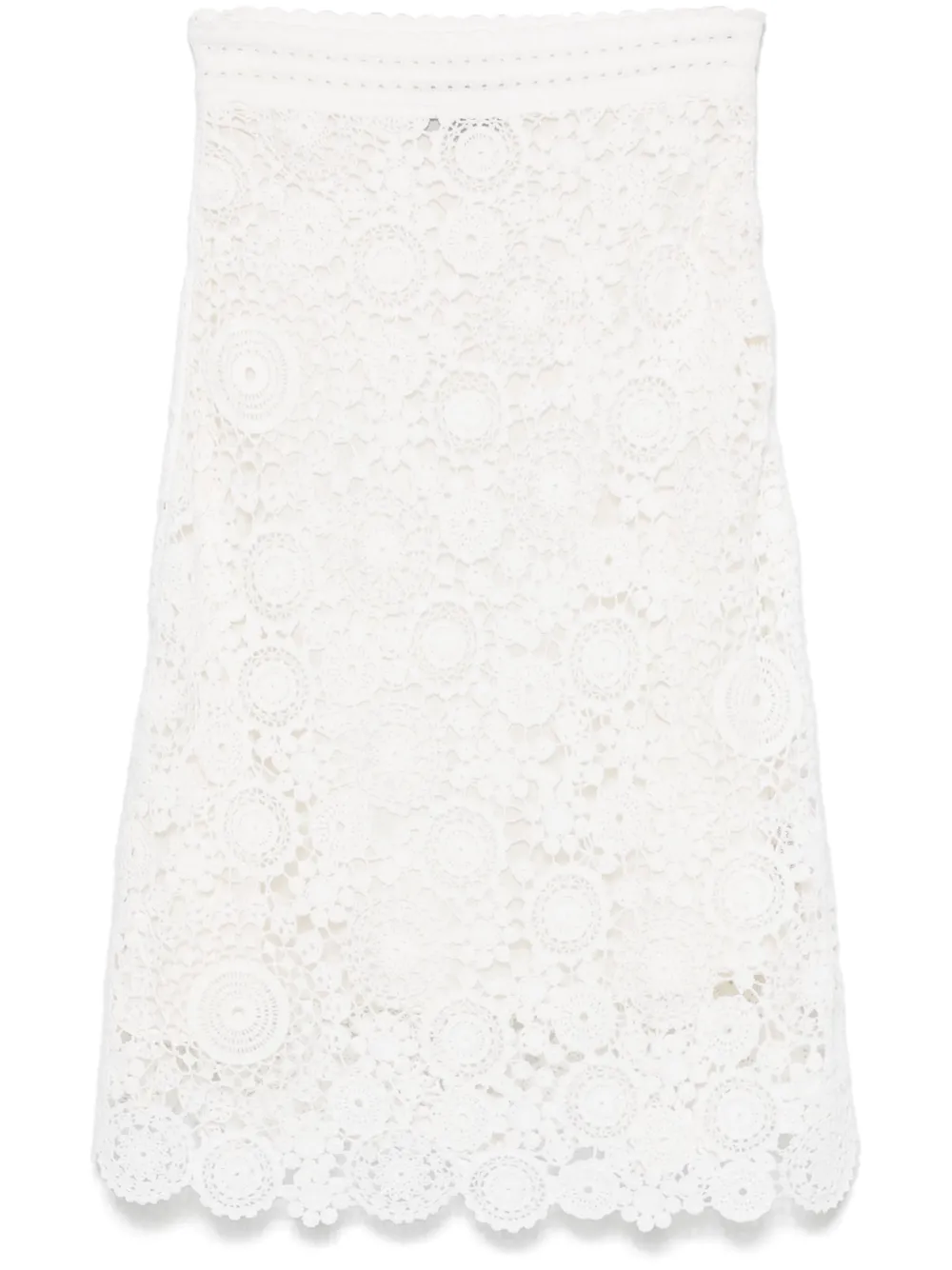 guipure lace skirt