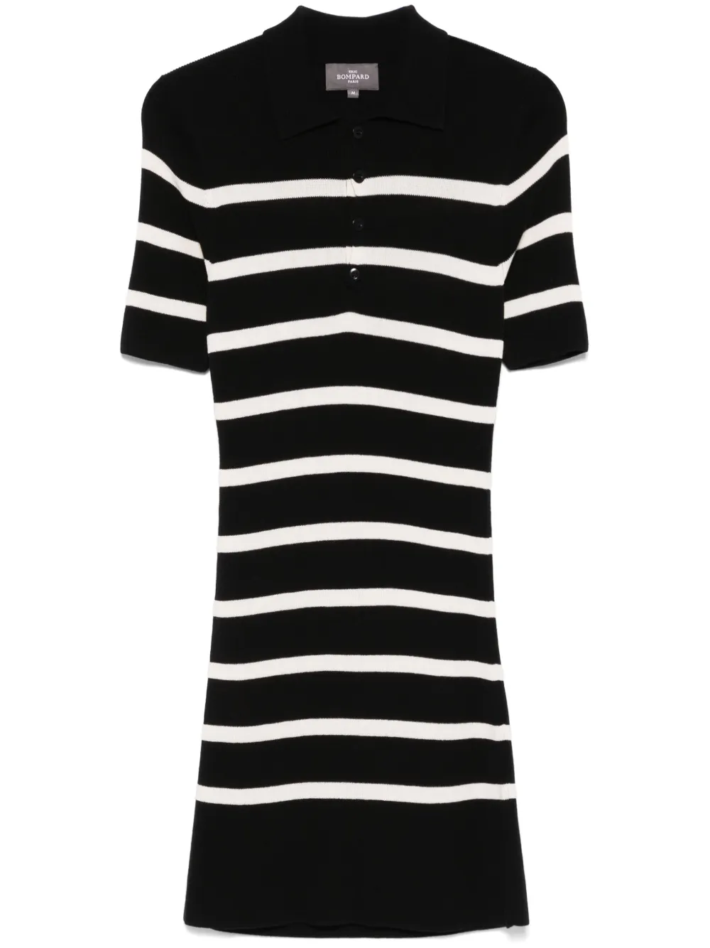 stripped polo mini dress