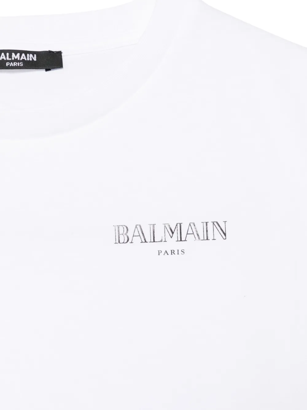 BALMAIN LOGO-PRINT T-SHIRT