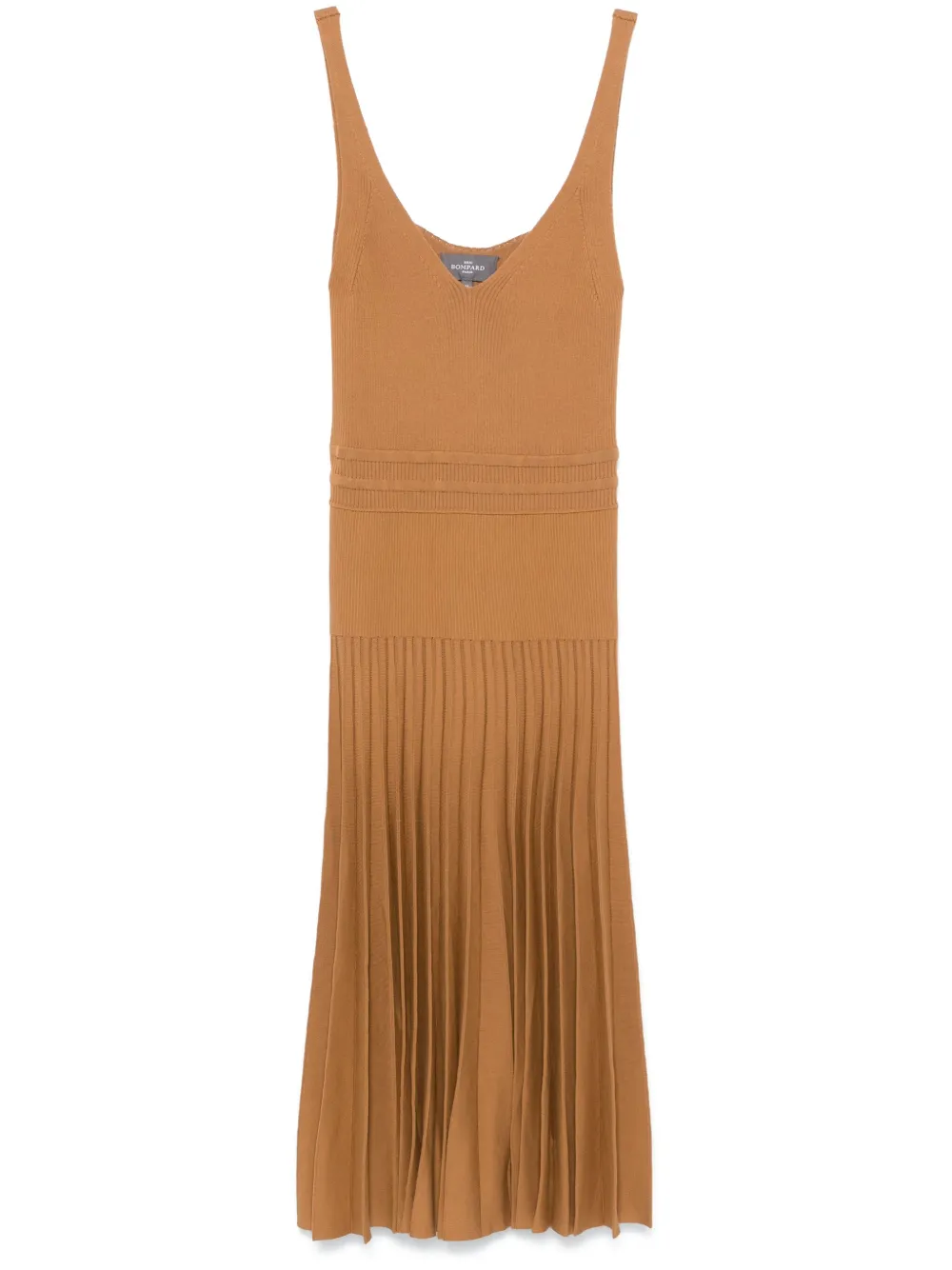 pleated tank dress