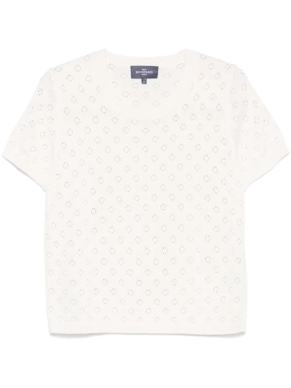 pointelle-knit T-shirt