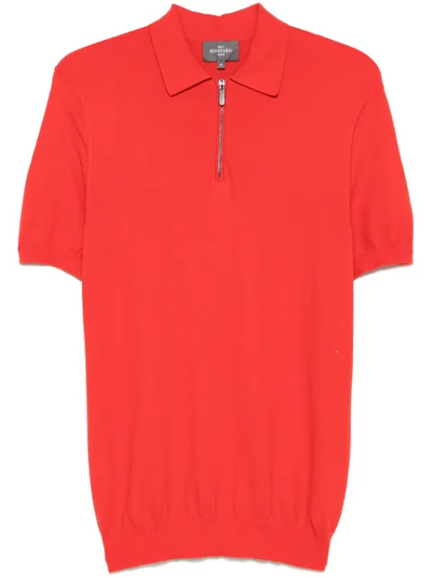 Eric Bompard zip-up piqué polo shirt