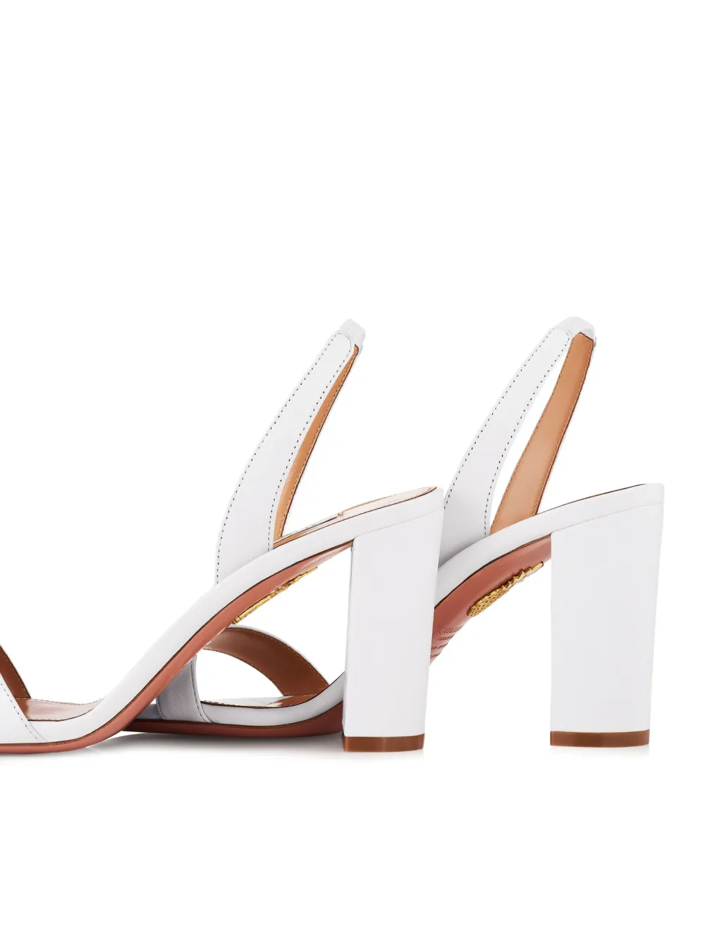 Aquazzura 85mm So Nude sandals White