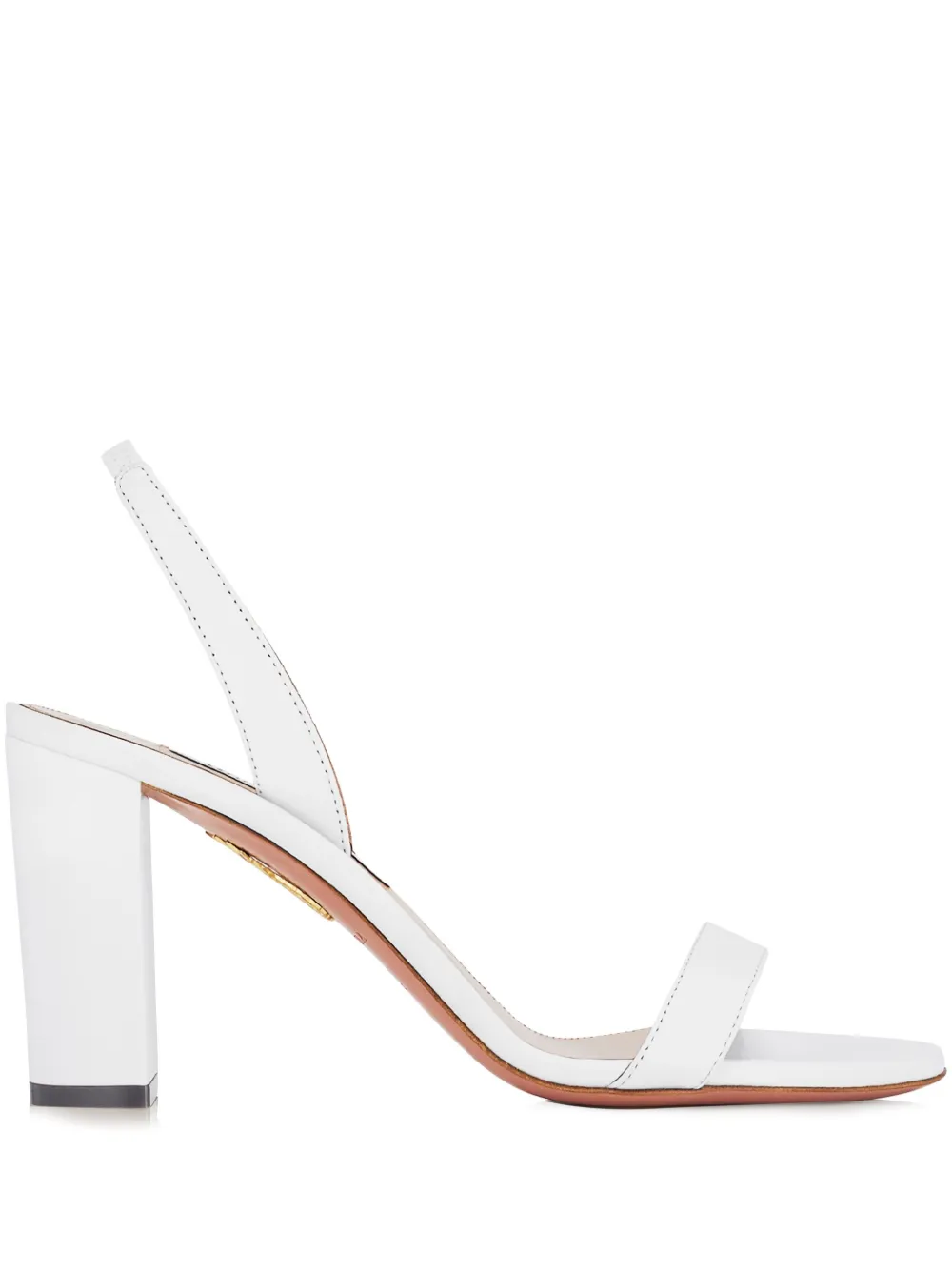 Aquazzura 85mm So Nude sandals White