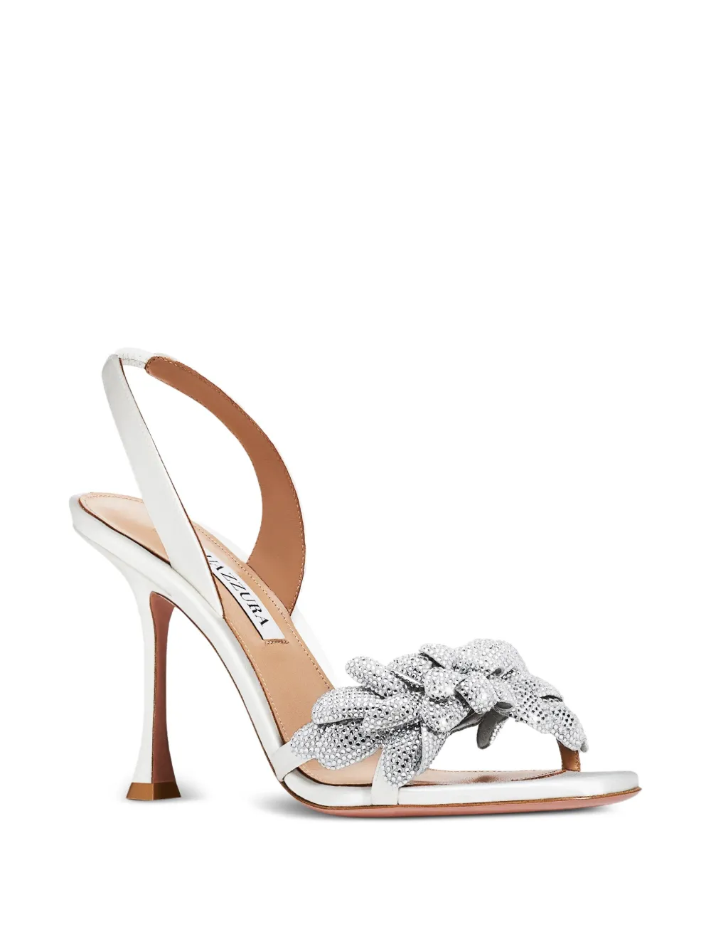Aquazzura crystal-embellished slingback sandals | Heeled Sandals | Image 2