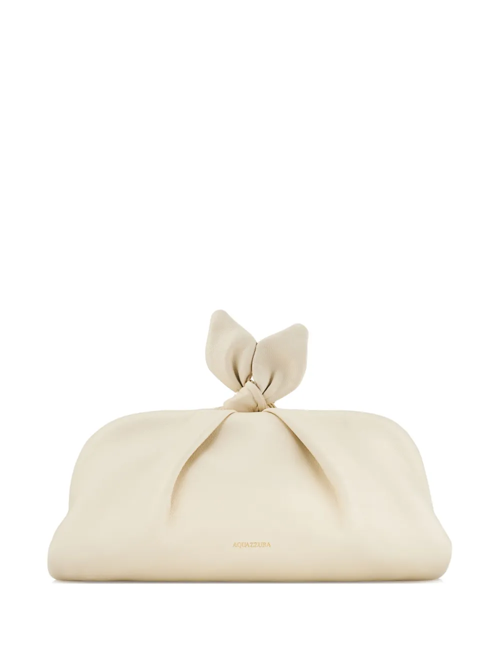 Aquazzura Kleine Bow Tie clutch Wit