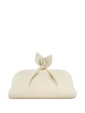 Aquazzura small Bow Tie clutch bag - White