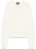 Eric Bompard buttoned-sleeves cardigan - White