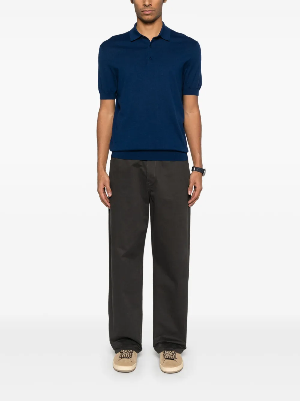 Eric Bompard Poloshirt met korte mouwen - Blauw