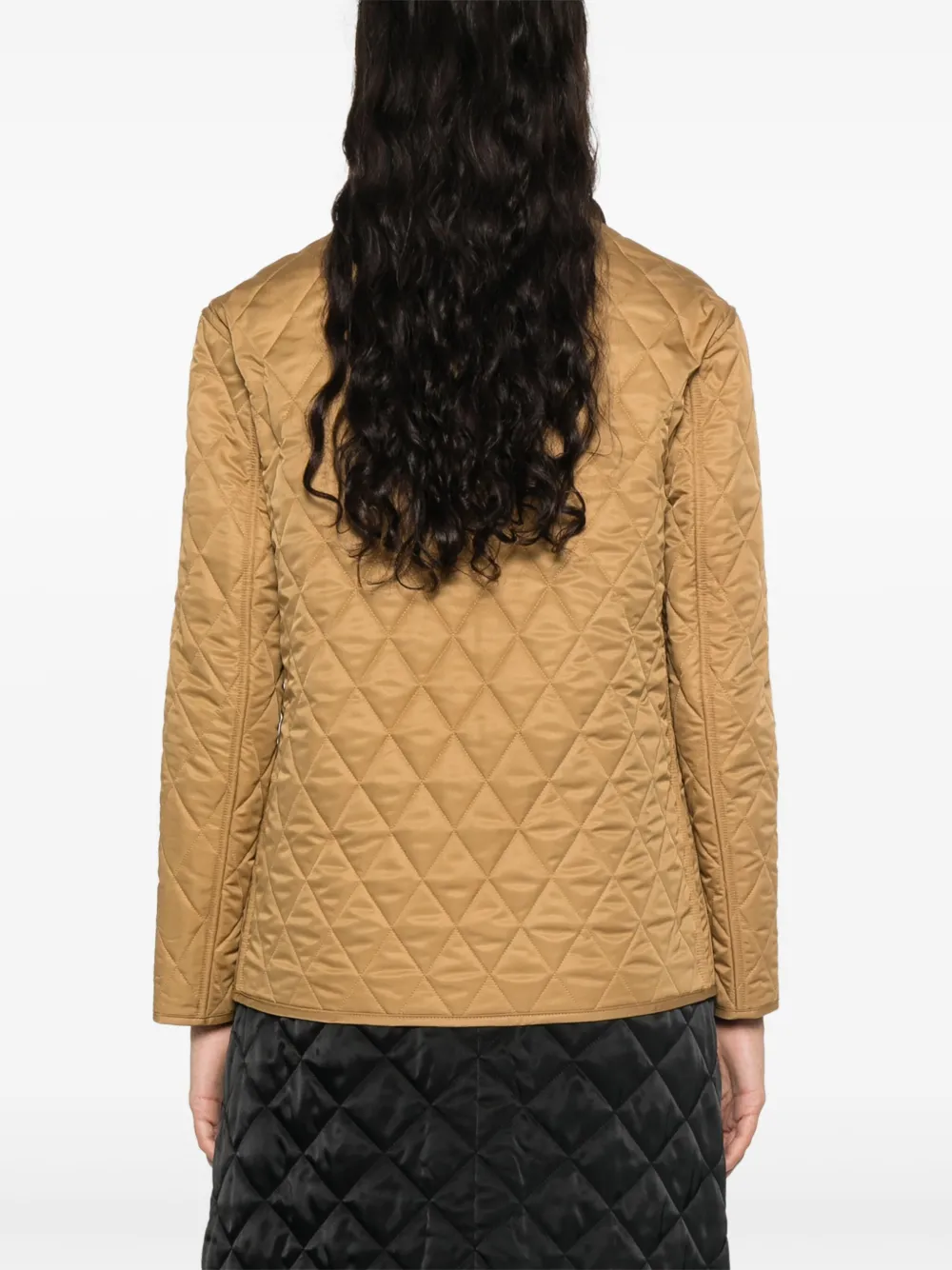 Burberry Gewatteerd jack Bruin