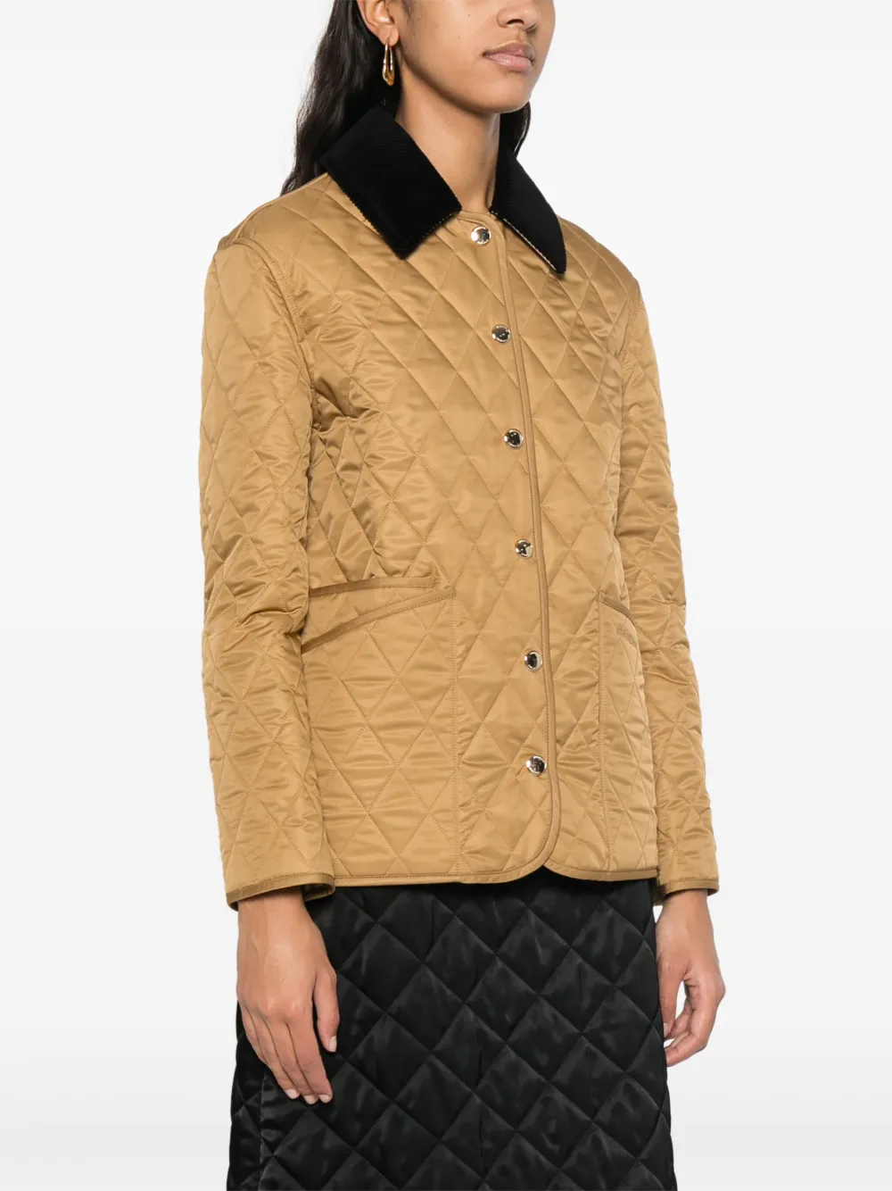 Burberry Gewatteerd jack Bruin