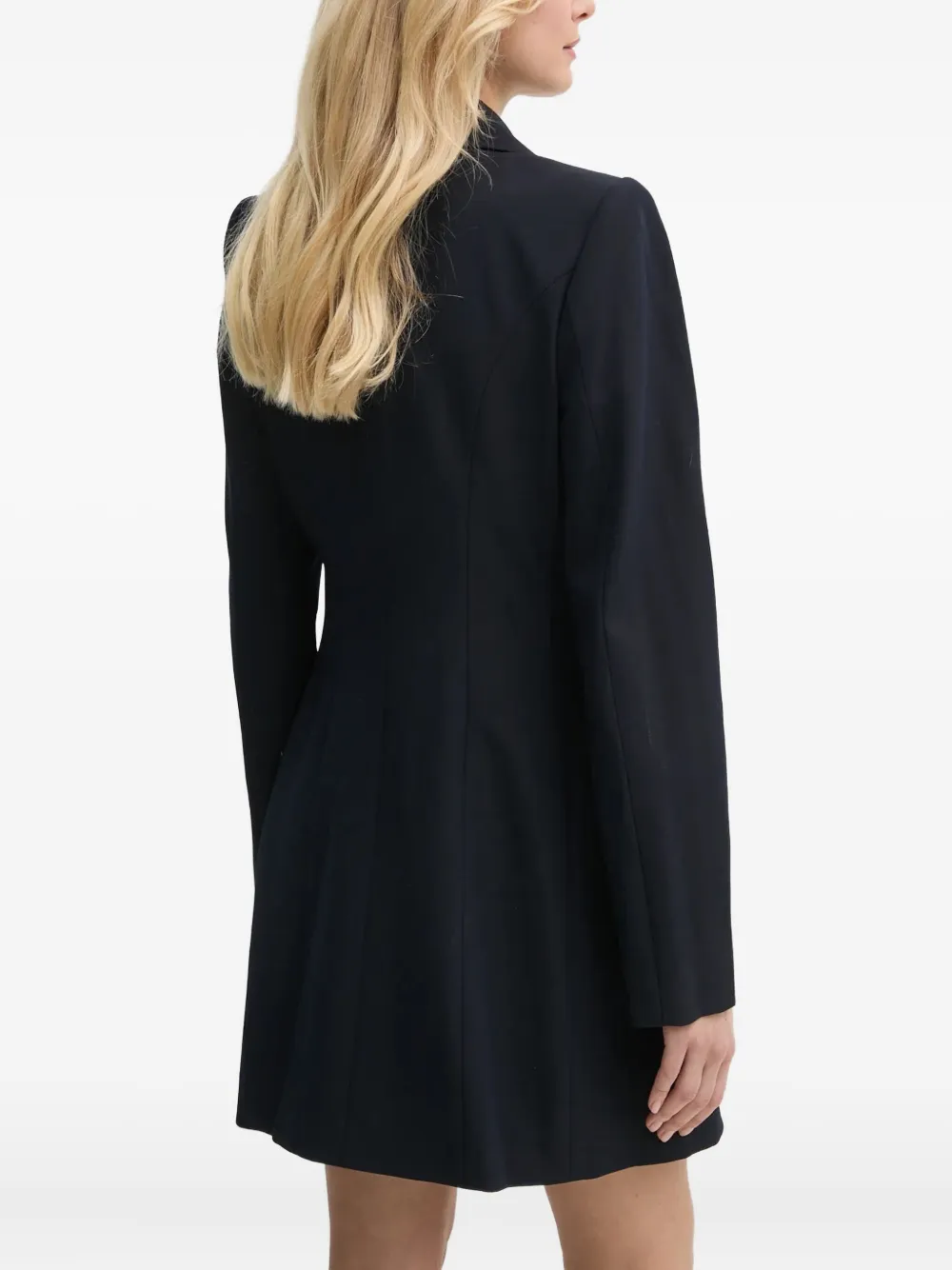 A.l.c Callen Pleated Blazer Mini Dress In Blue