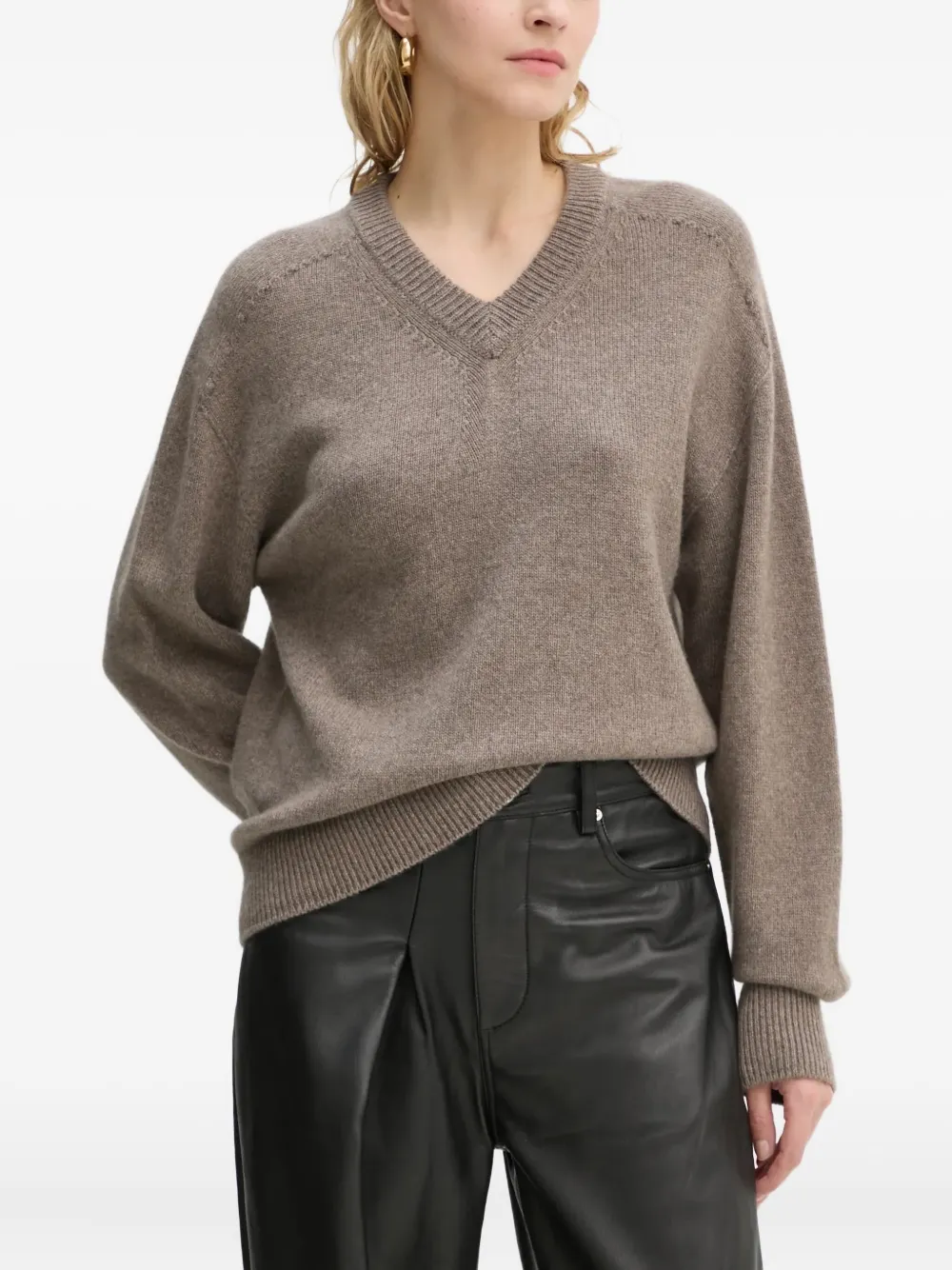 A.l.c Calven Sweater In Brown