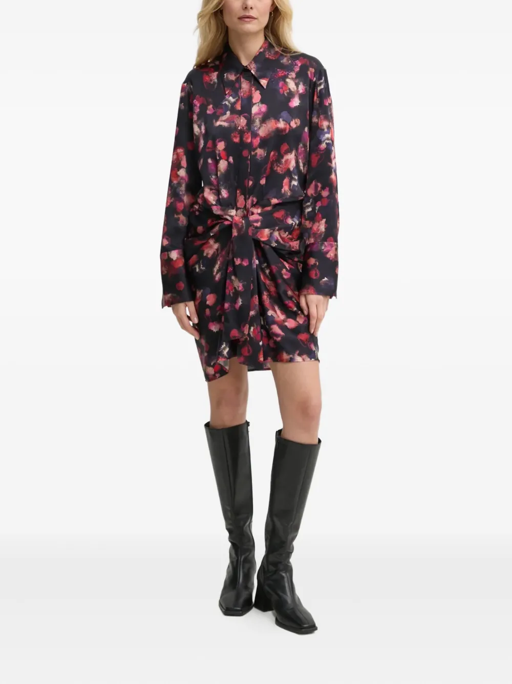 A.L.C. Mia mini-jurk - Blauw