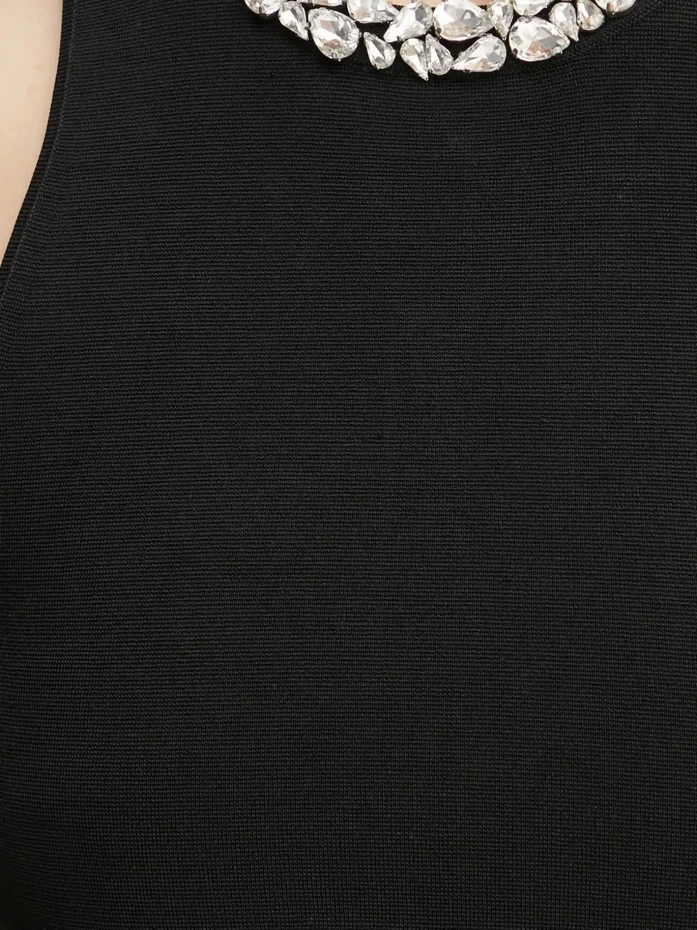 A.l.c Crystal-embellished Sleeveless Top In Black