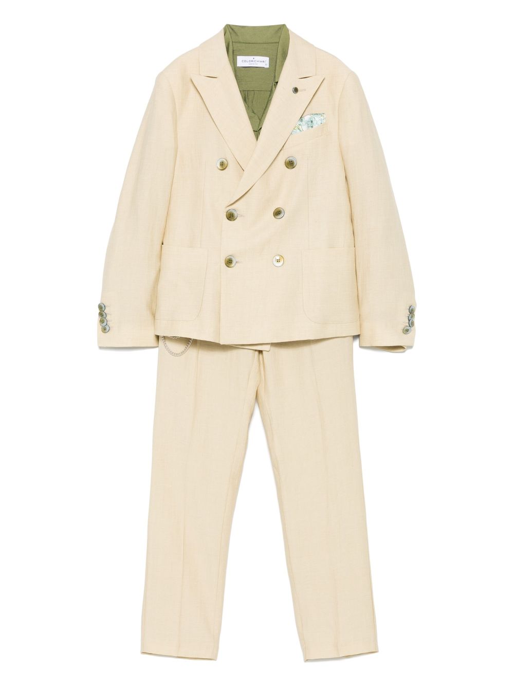 Colorichiari three piece suit - Neutrals