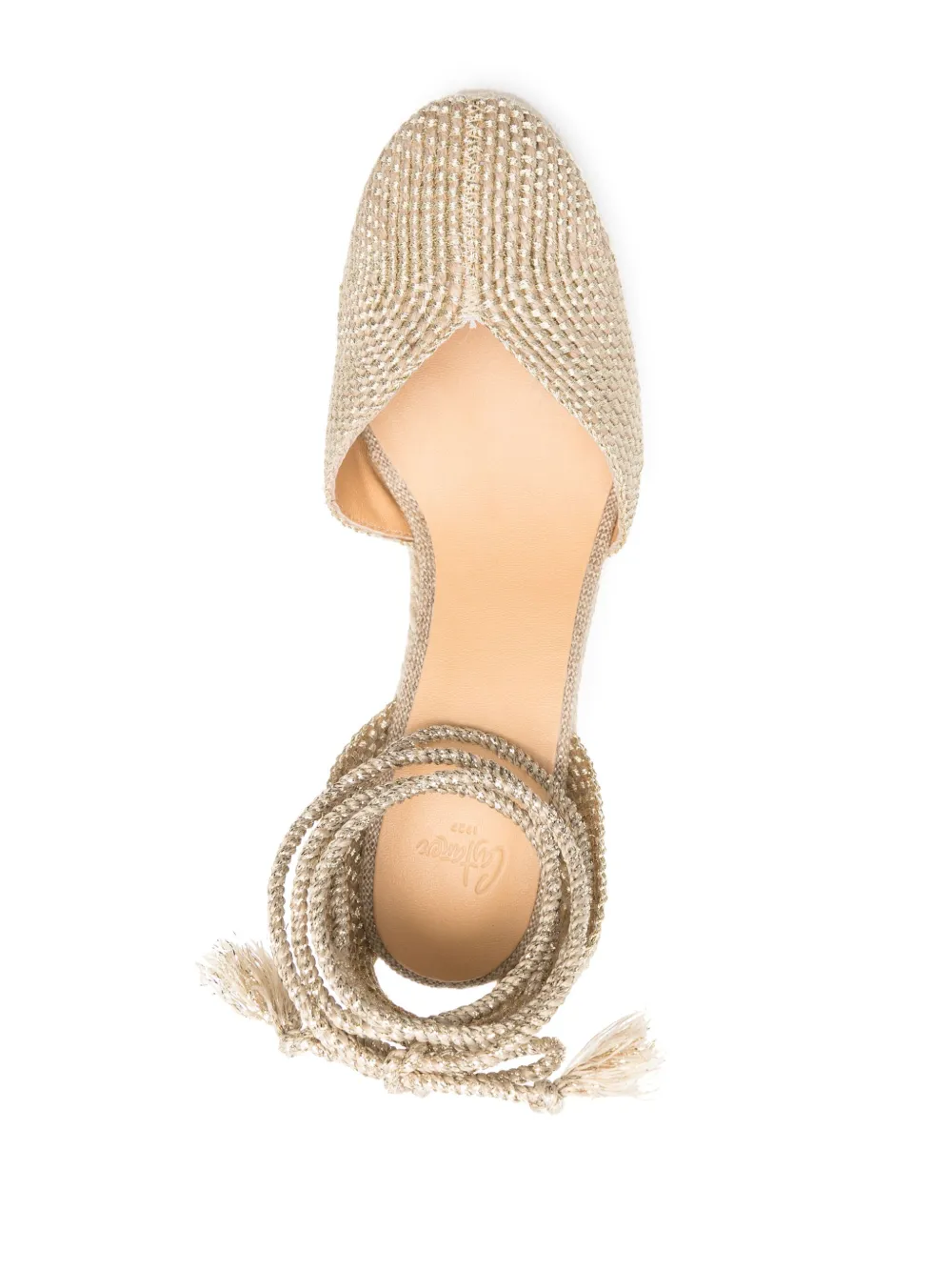 Castañer 110mm Carina espadrilles Gold