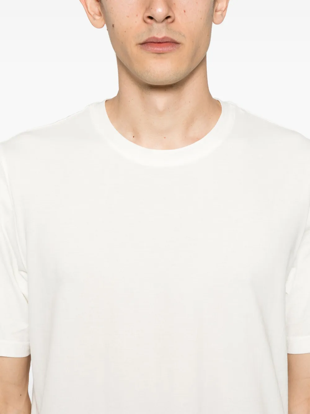 Lardini Katoenen T-shirt Wit