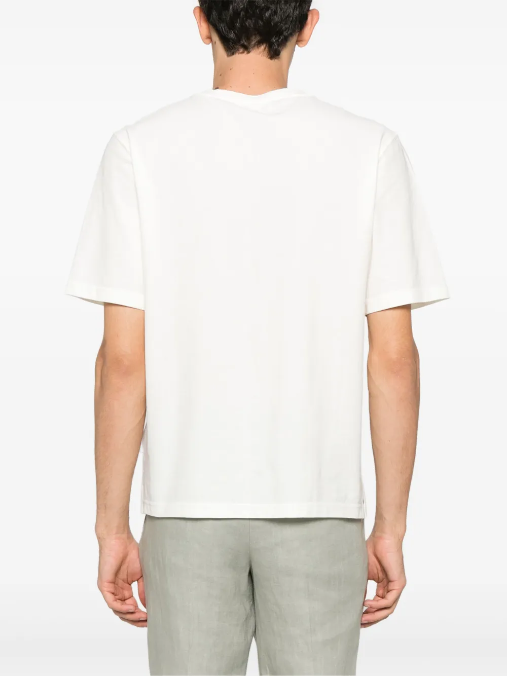 Lardini Katoenen T-shirt Wit