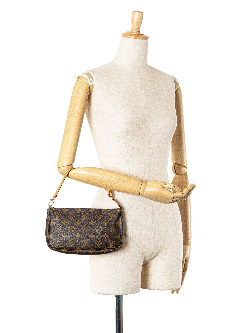 Louis Vuitton Pre-Owned 2001 Monogram Pochette Accessoires shoulder bag - Bruin