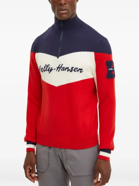 Helly Hansen zip-up colour-block sweater