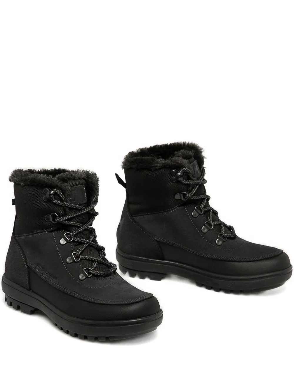 Helly Hansen Sorrento 2 Lace-up Faux-fur Trim Boots In Black