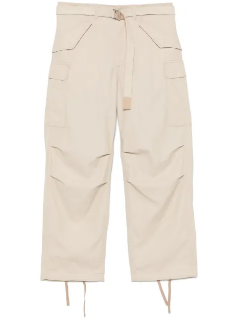 sacai belted trousers