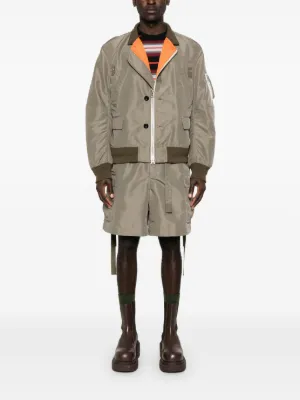 Sacai(サカイ)ボンバージャケット - FARFETCH Sacai(サカイ)ボンバージャケット - FARFETCH