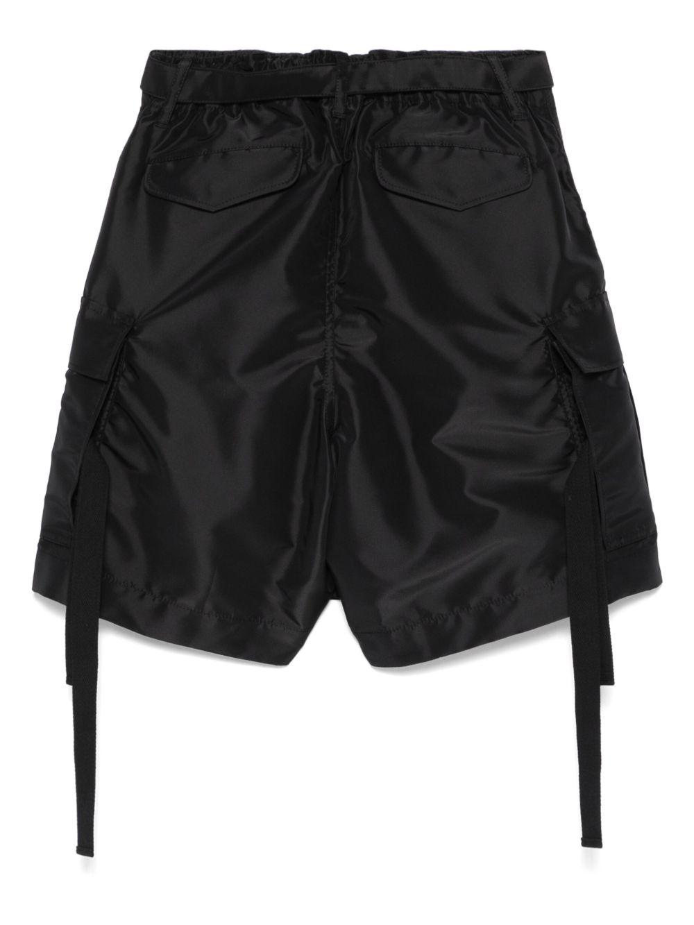 Sacai Shorts met ceintuur - Zwart