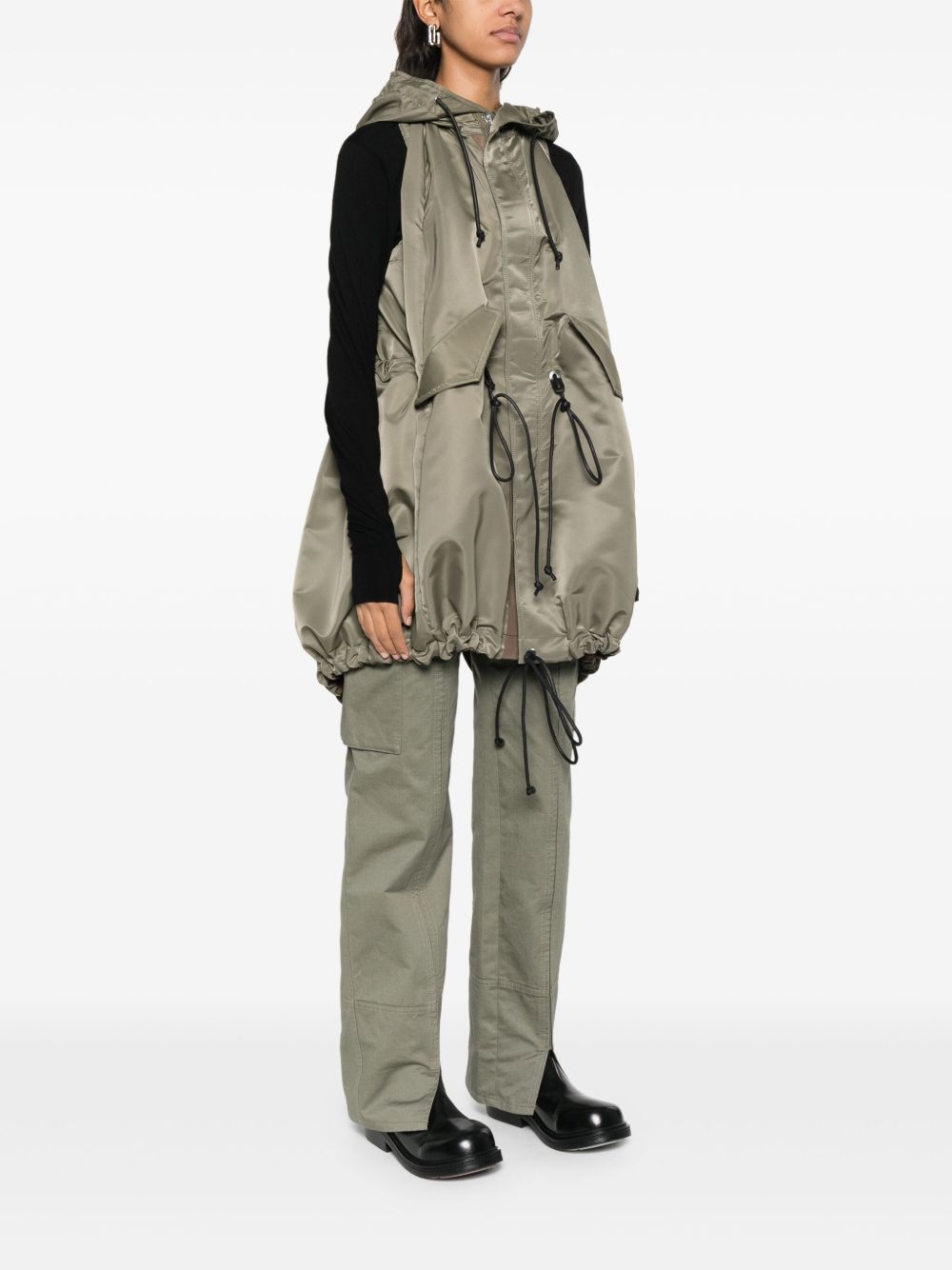 SACAI HOODED VEST