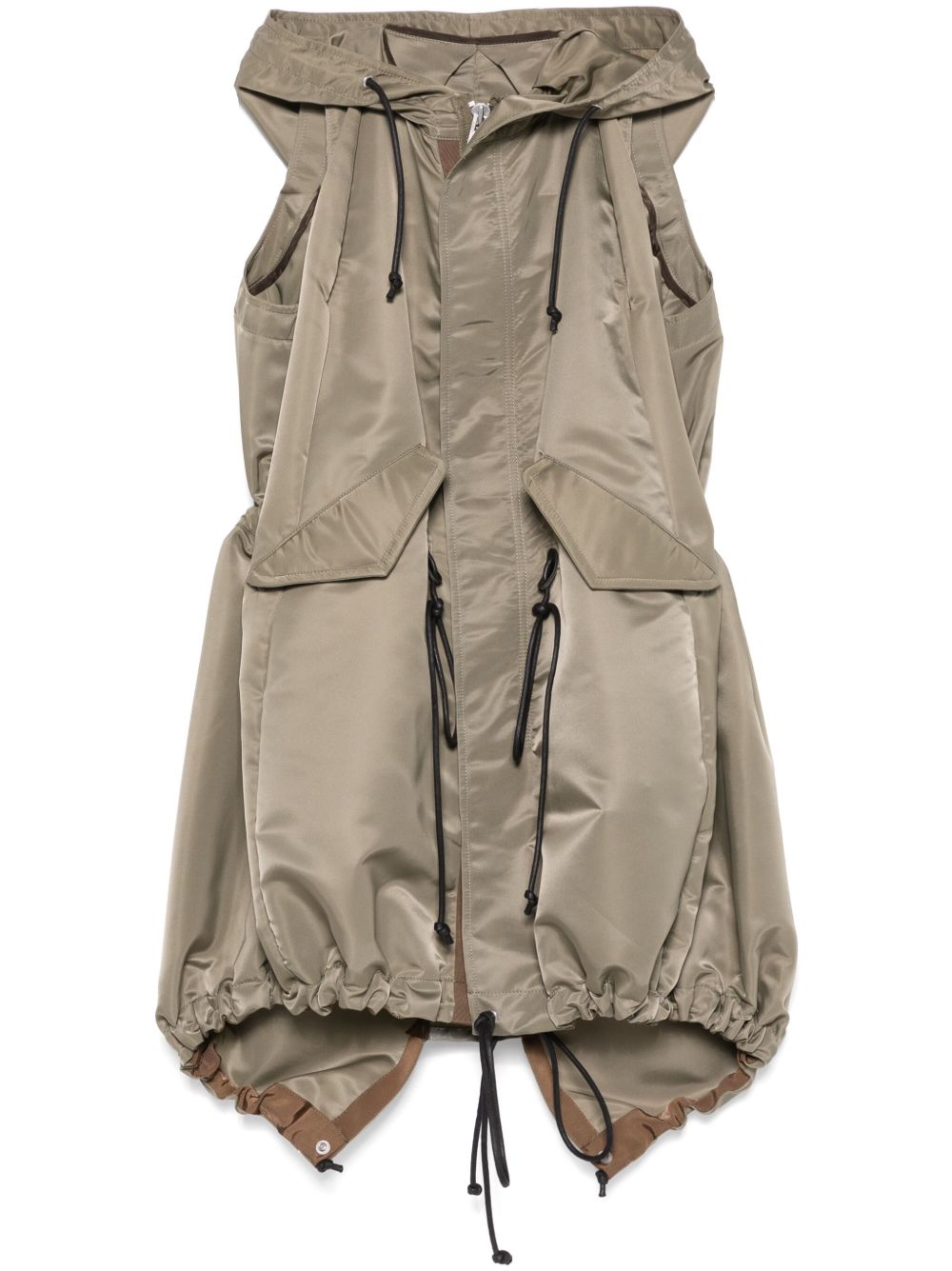 SACAI HOODED VEST