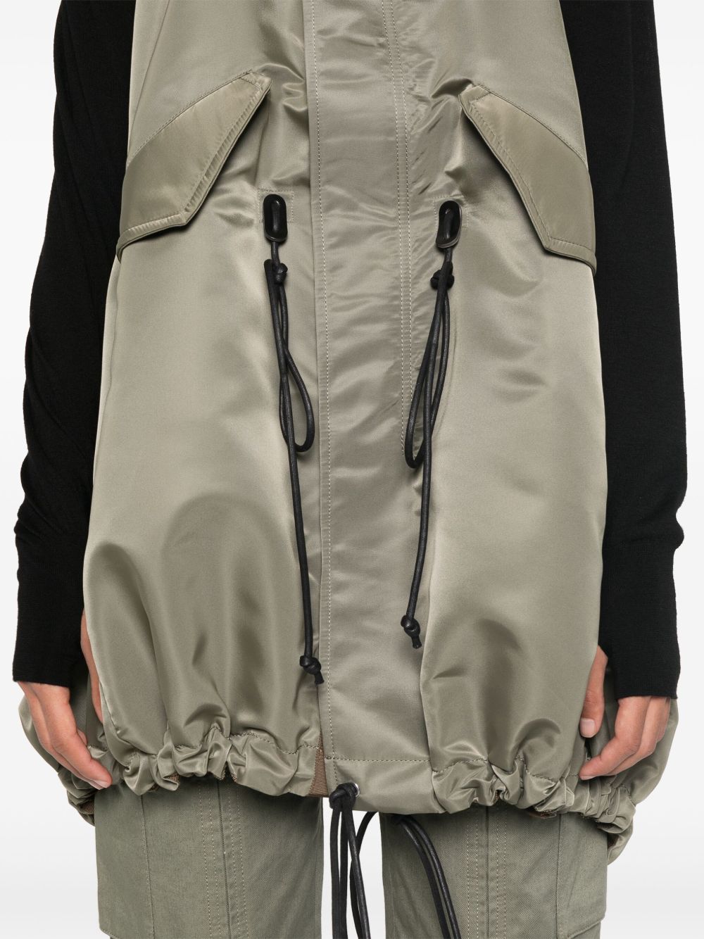 SACAI HOODED VEST