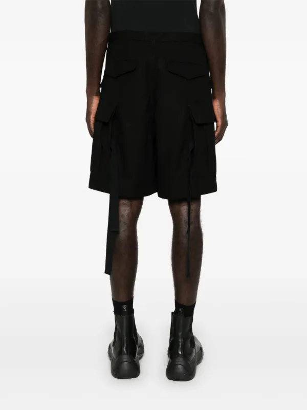 Sacai ベルテッド ショートパンツ | ブラック | FARFETCH JP