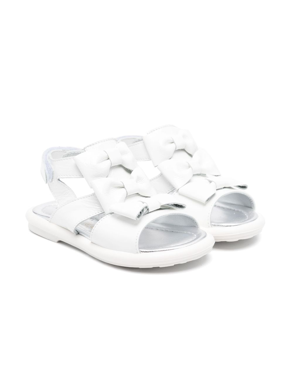 Monnalisa Leren sandalen Wit