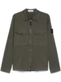 Stone Island Compass-badge shirt jacket - Green
