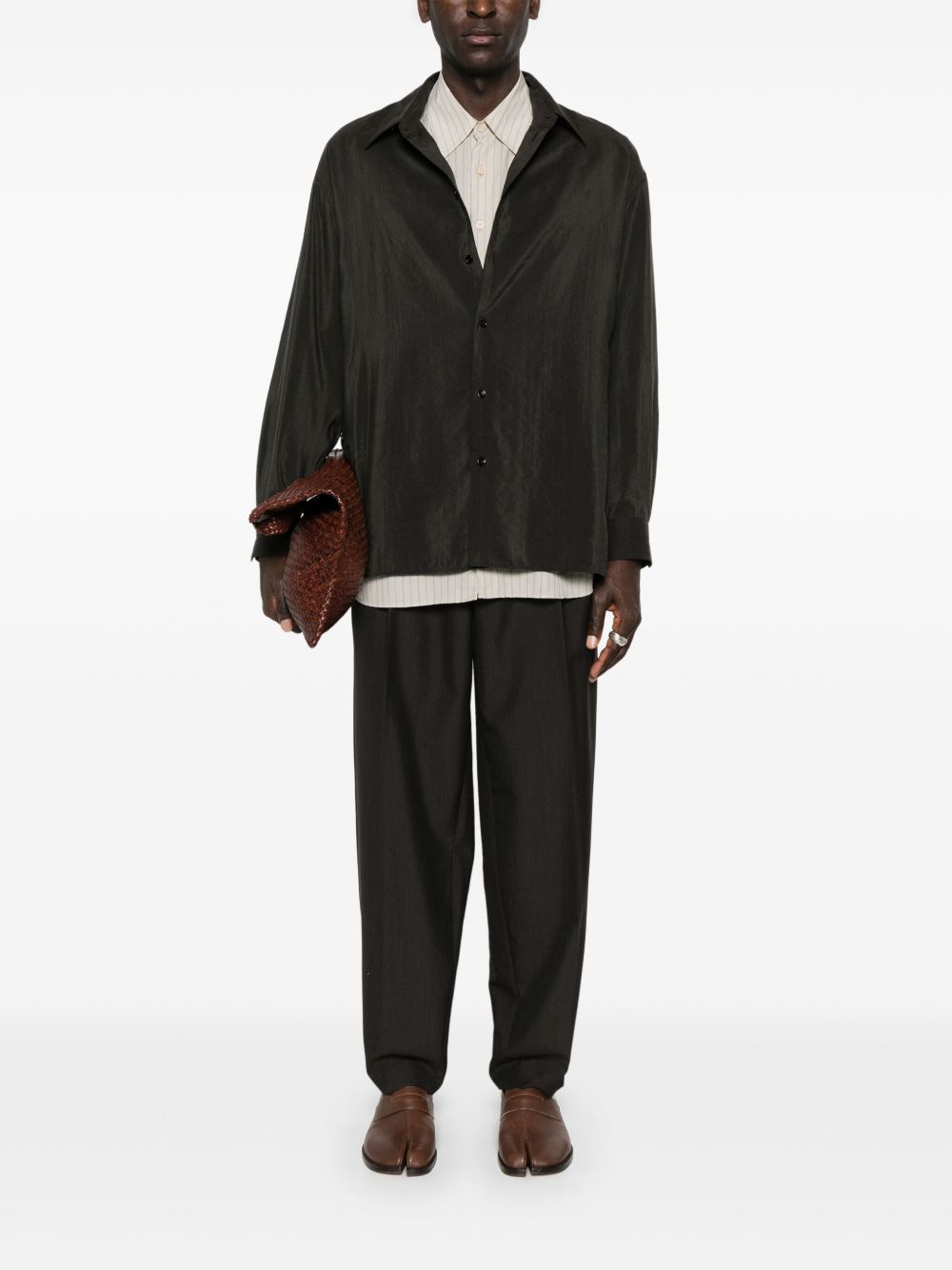 LEMAIRE tailored trousers - Bruin