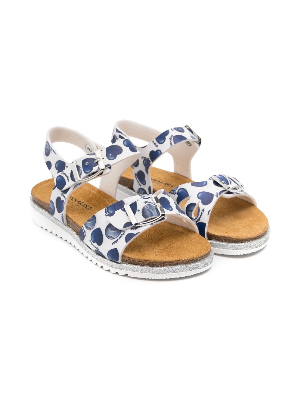 Monnalisa printed sandals White