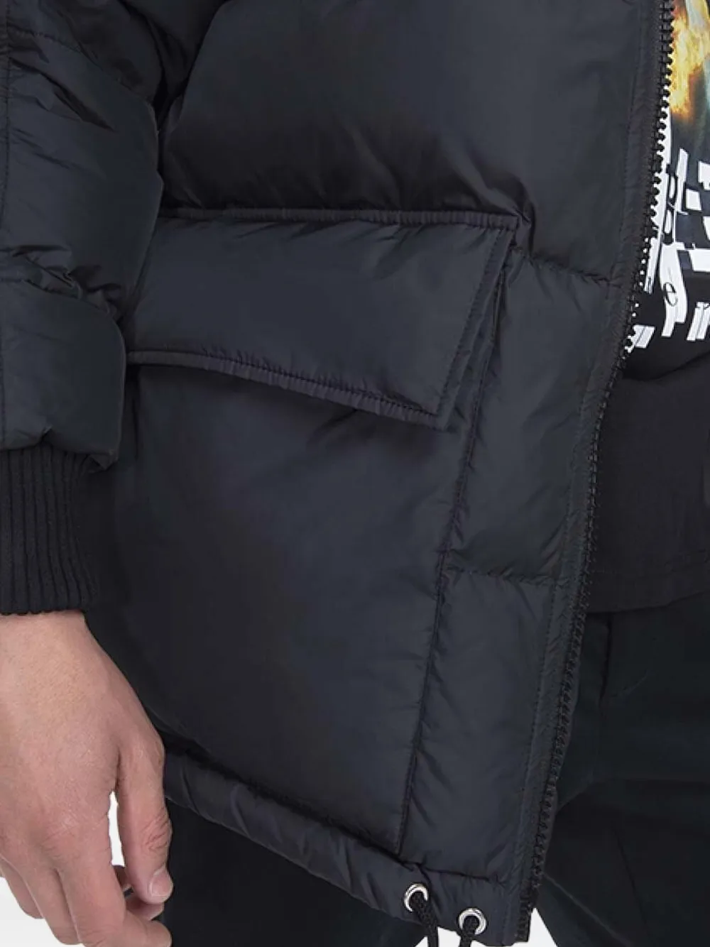 Iceberg Jack met capuchon Zwart