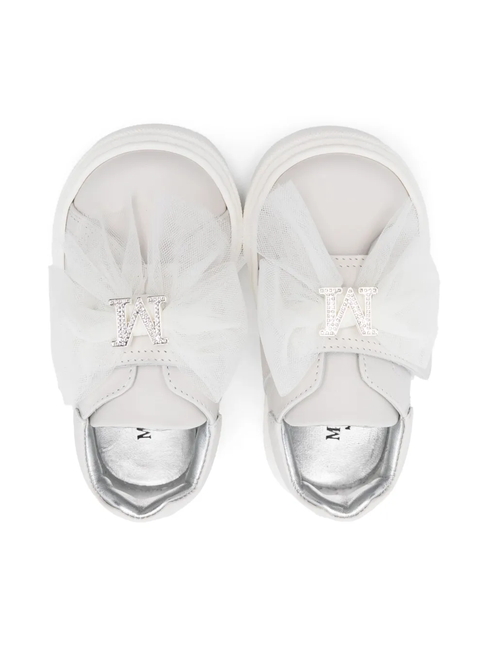 Monnalisa Sneakers met logoplakkaat Grijs