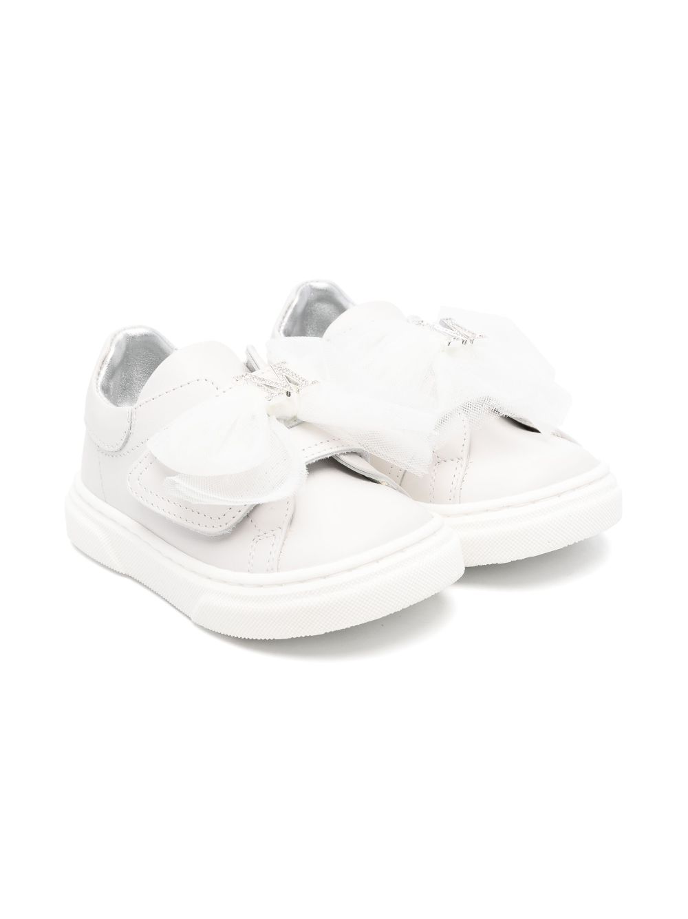 Monnalisa Sneakers met logoplakkaat Grijs