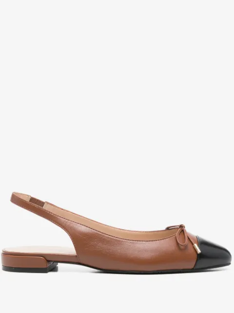 Stuart Weitzman Sleek Bow ballet flats